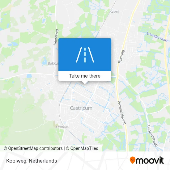 Kooiweg map