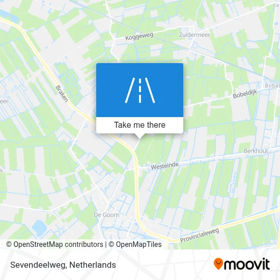 Sevendeelweg map