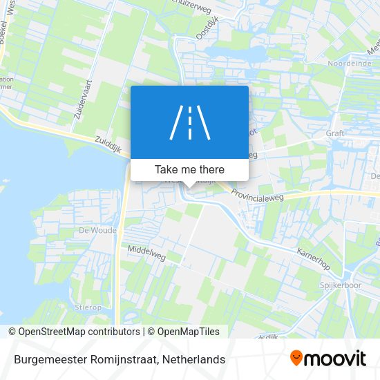 Burgemeester Romijnstraat map