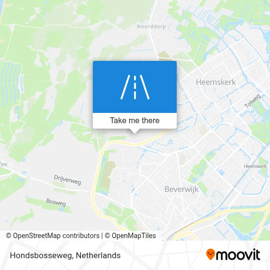 Hondsbosseweg map