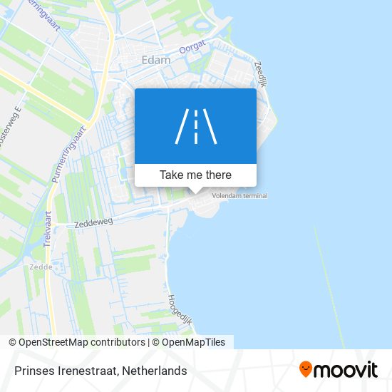 Prinses Irenestraat map