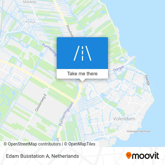 Edam Busstation A map