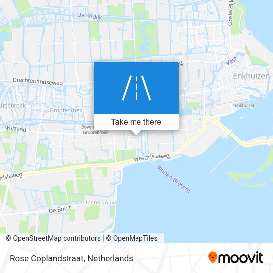 Rose Coplandstraat map