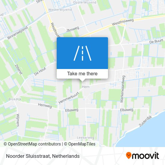 Noorder Sluisstraat map