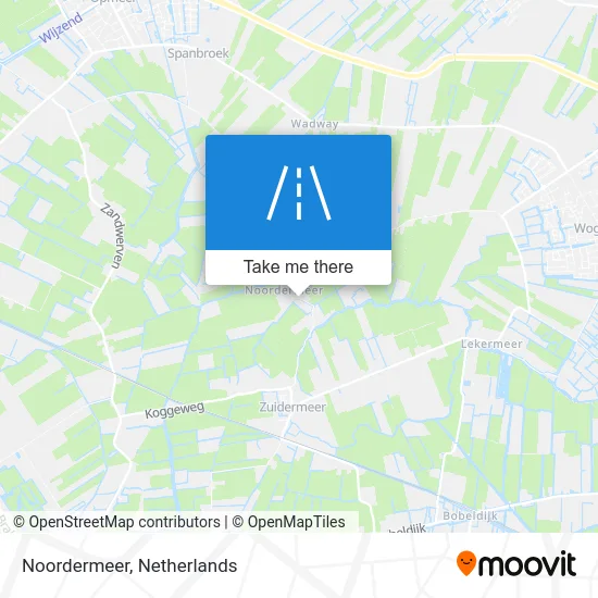 Noordermeer map