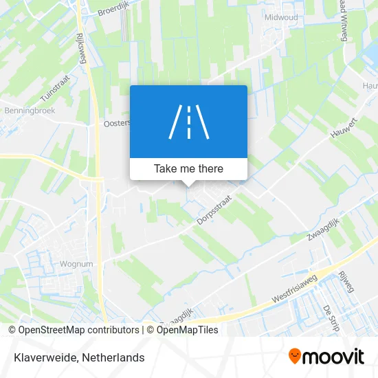 Klaverweide map