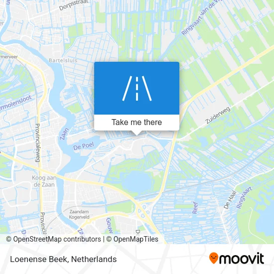 Loenense Beek map