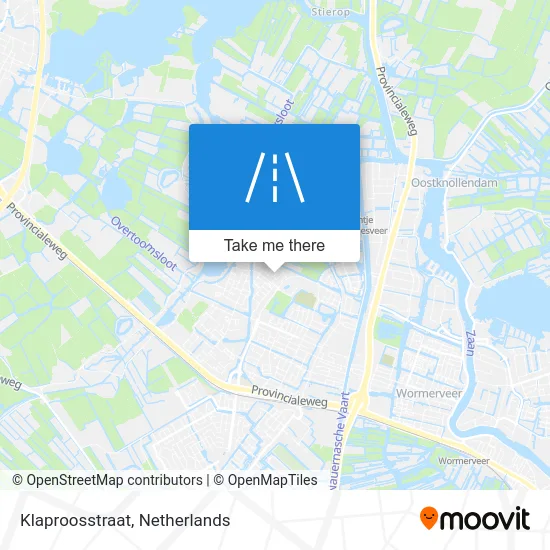 Klaproosstraat map