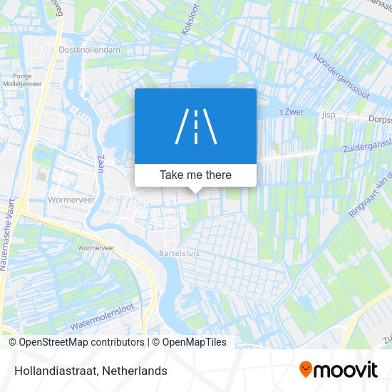 Hollandiastraat map
