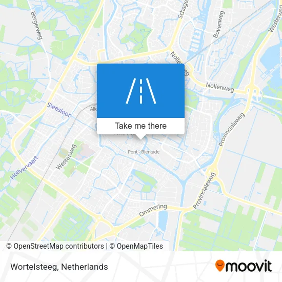 Wortelsteeg map