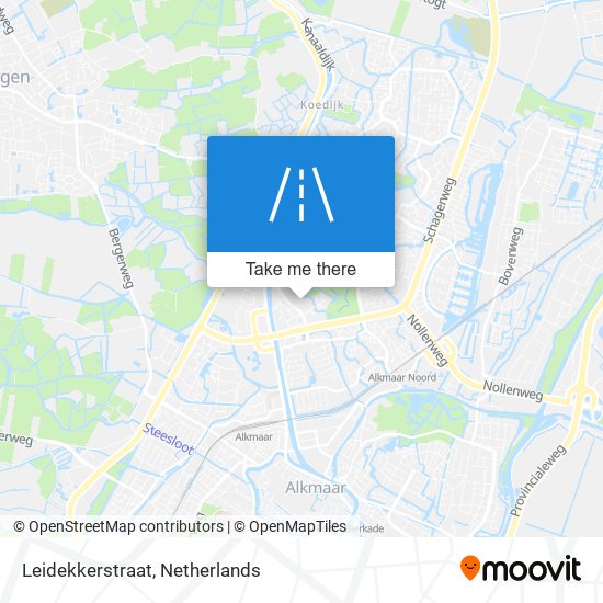 Leidekkerstraat map