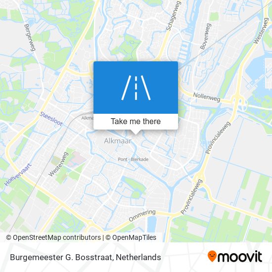 Burgemeester G. Bosstraat map