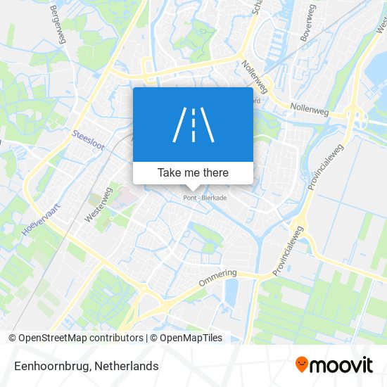 Eenhoornbrug map