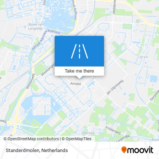 Standerdmolen map