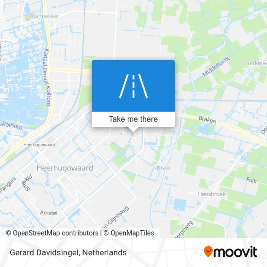 Gerard Davidsingel map