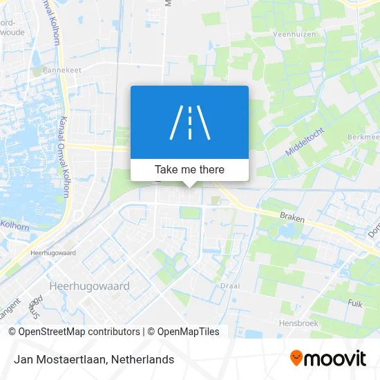 Jan Mostaertlaan map