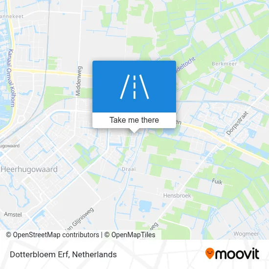 Dotterbloem Erf map