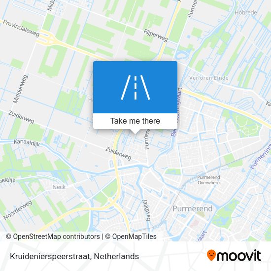 Kruidenierspeerstraat map