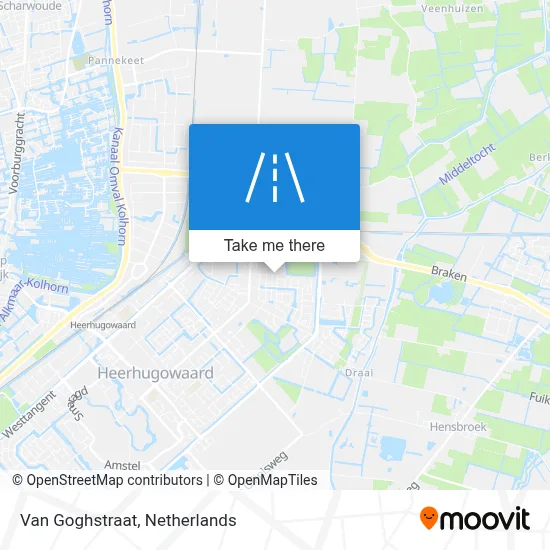 Van Goghstraat map