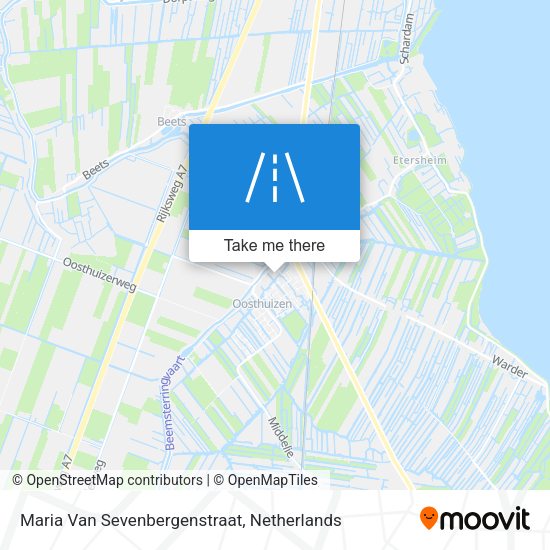 Maria Van Sevenbergenstraat map