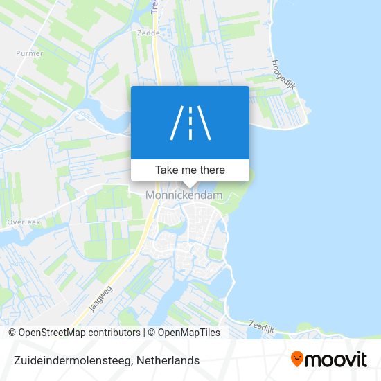Zuideindermolensteeg map