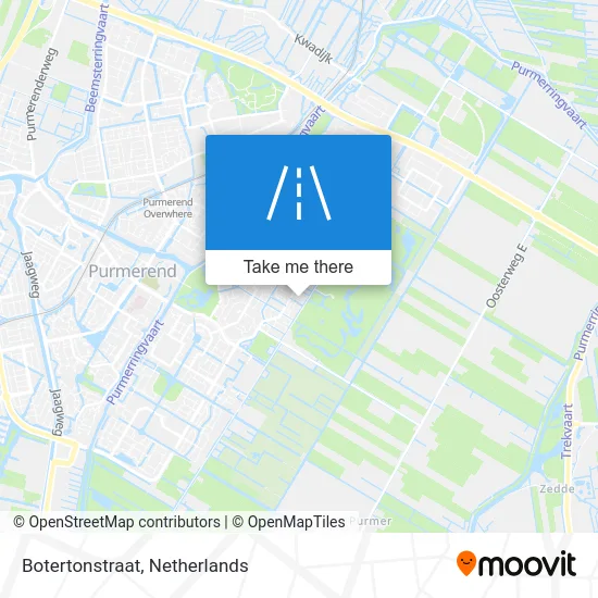 Botertonstraat map