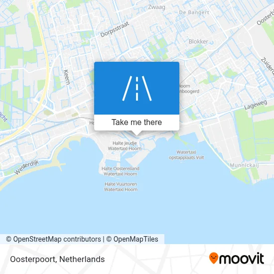 Oosterpoort map
