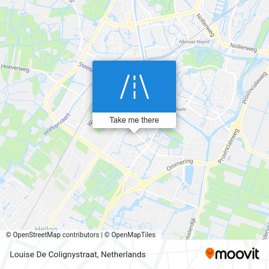 Louise De Colignystraat map
