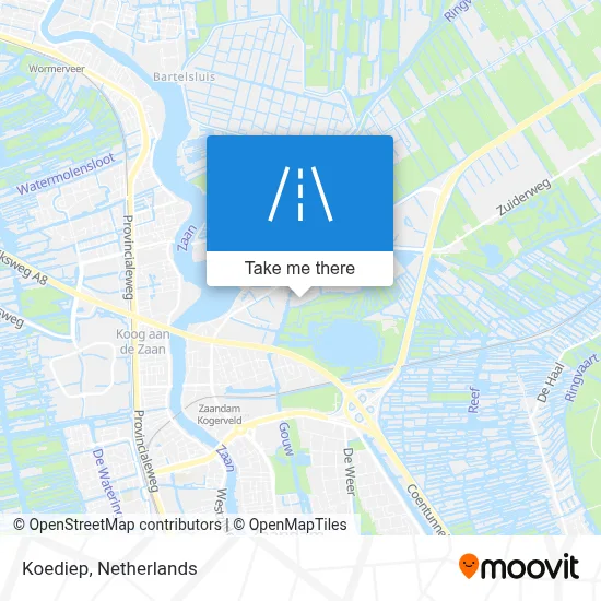 Koediep map
