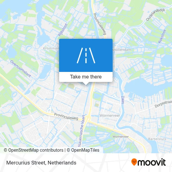 Mercuriusstraat map