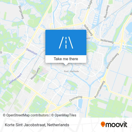 Korte Sint Jacobstraat map