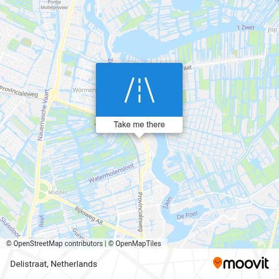 Delistraat map