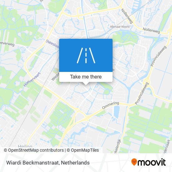 Wiardi Beckmanstraat map