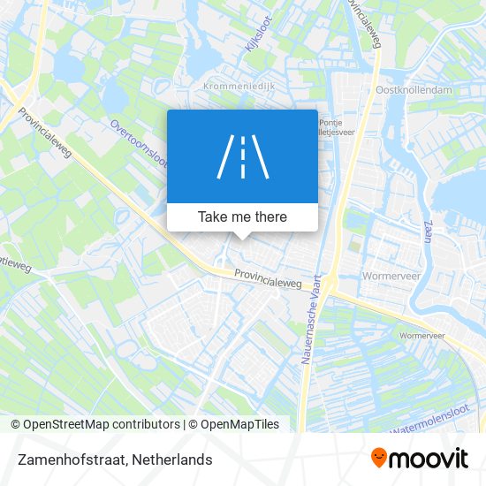 Zamenhofstraat map