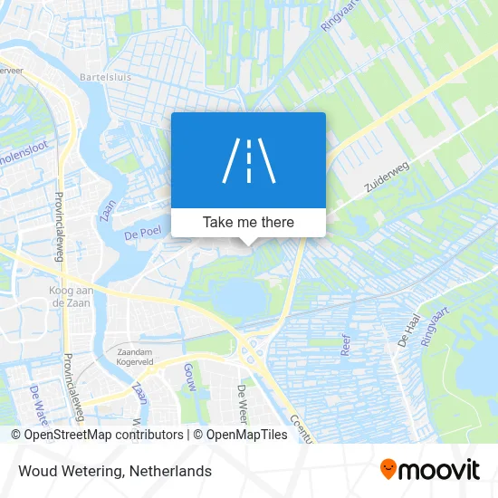 Woud Wetering map