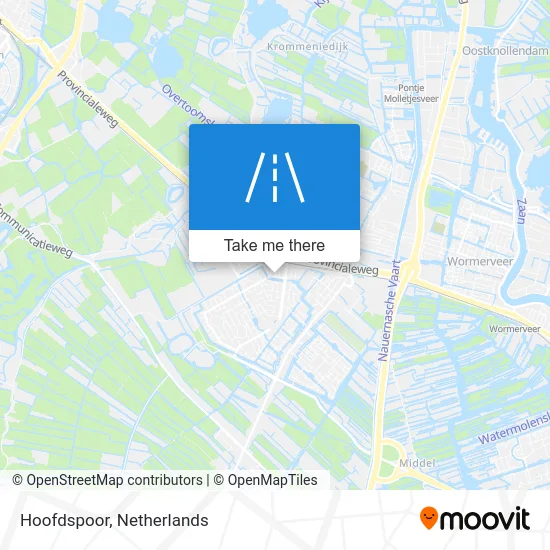 Hoofdspoor map
