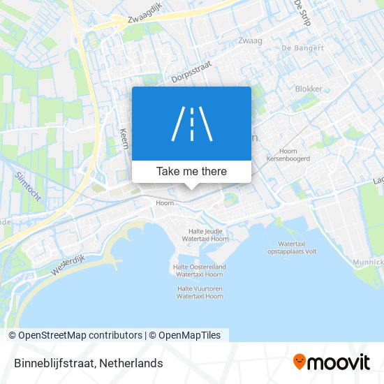 Binneblijfstraat map