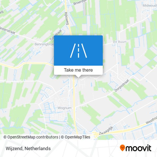 Wijzend map