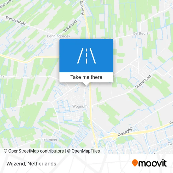 Wijzend map