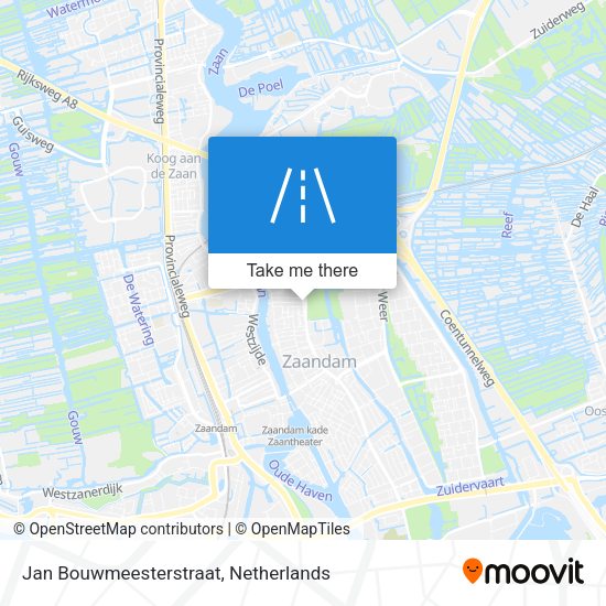 Jan Bouwmeesterstraat map