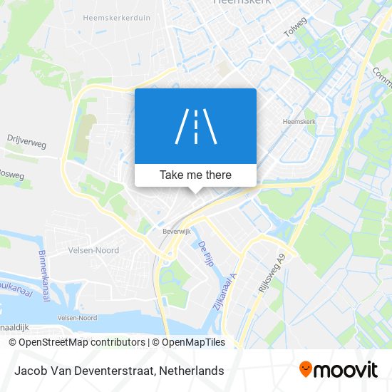 Jacob Van Deventerstraat map