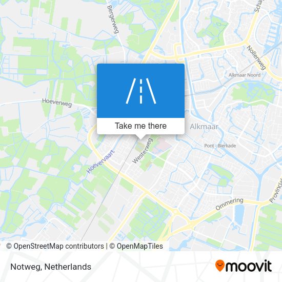 Notweg map