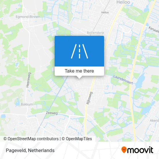 Pageveld map