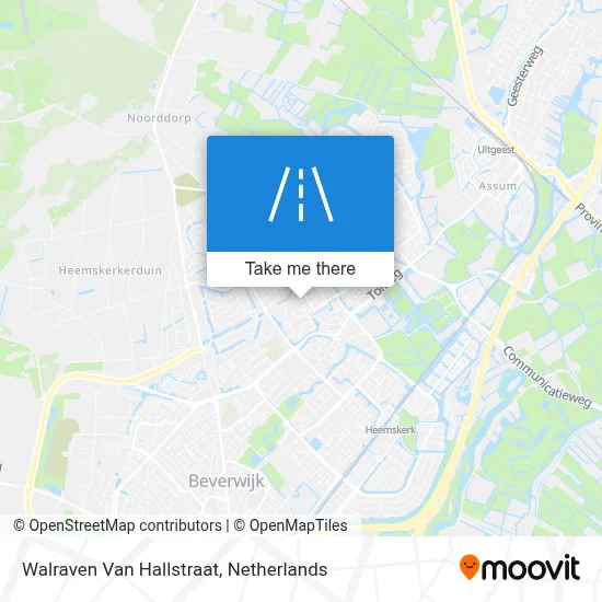Walraven Van Hallstraat map