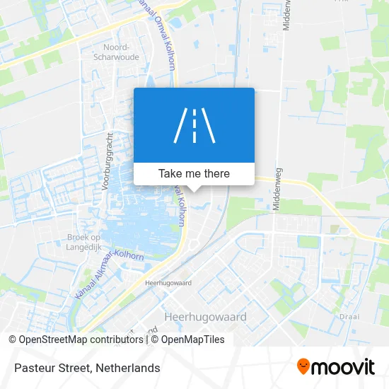 Pasteurstraat map