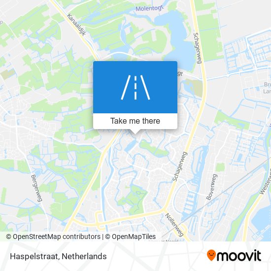 Haspelstraat Karte