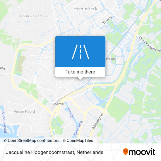 Jacqueline Hoogenboomstraat map