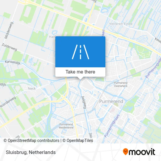 Sluisbrug map