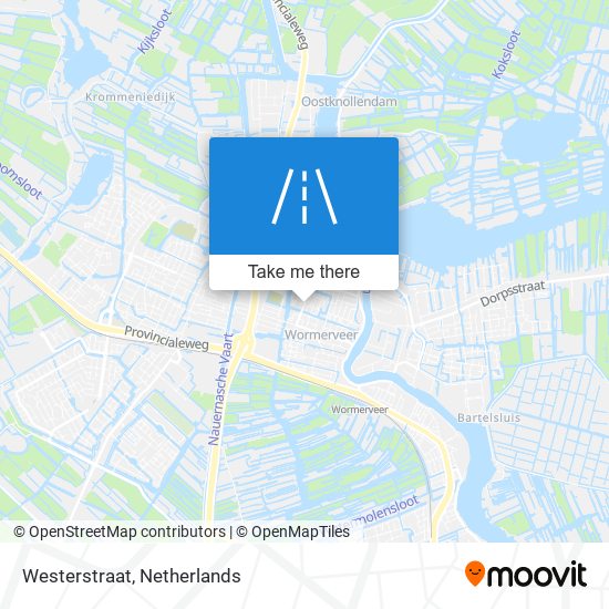 Westerstraat map