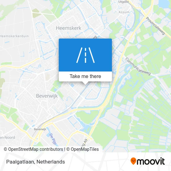 Paalgatlaan map